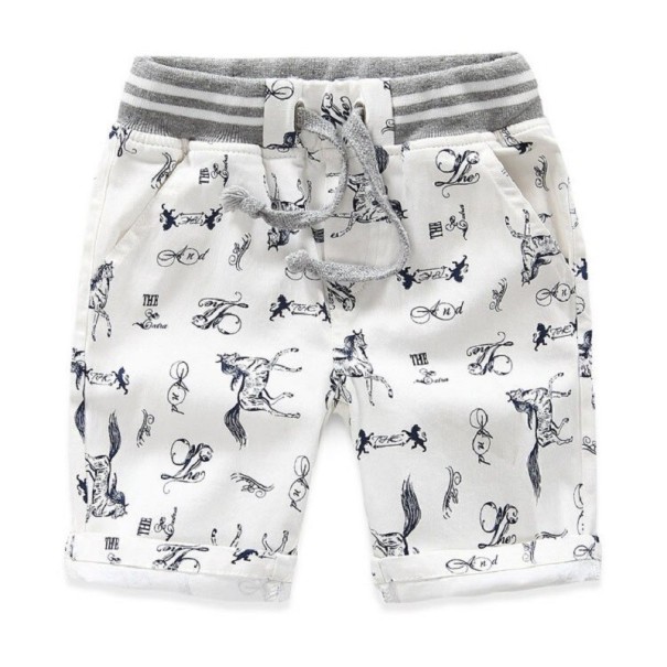 Pantalones cortos para niños N711 blanco 5