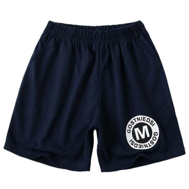 Pantalones cortos para niños N714 azul oscuro 9