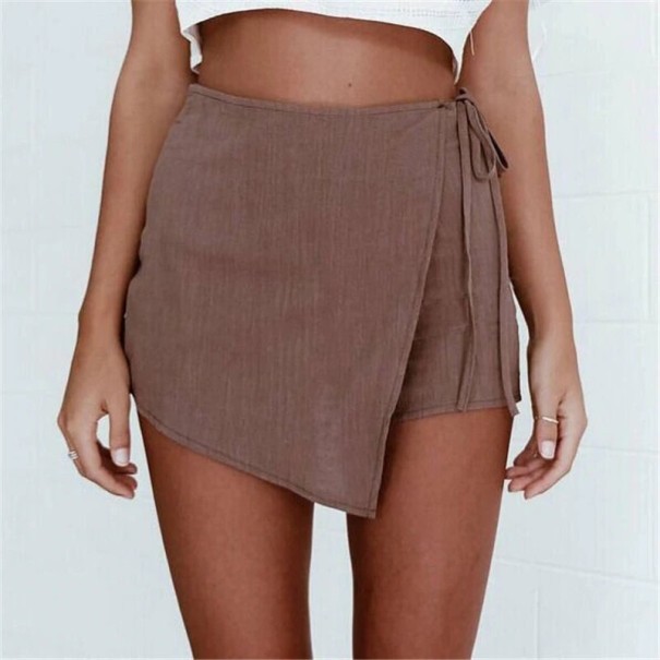 Pantalones cortos sexys de mujer marrón XS