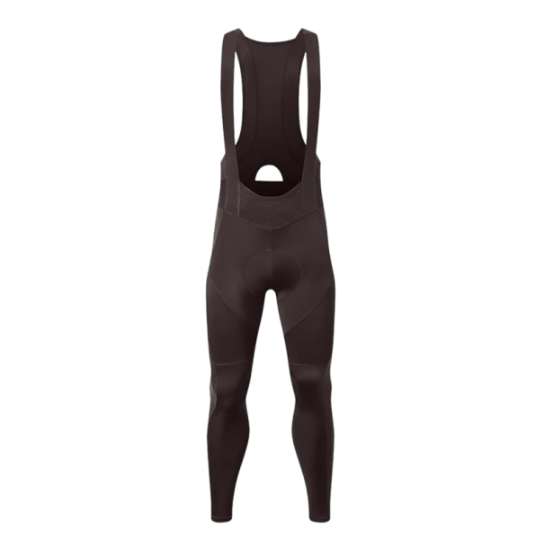 Pantalones de ciclismo para hombre con tirantes largos elásticos transpirables de poliéster elastano lycra para ciclismo de carretera y recreativo marrón XL