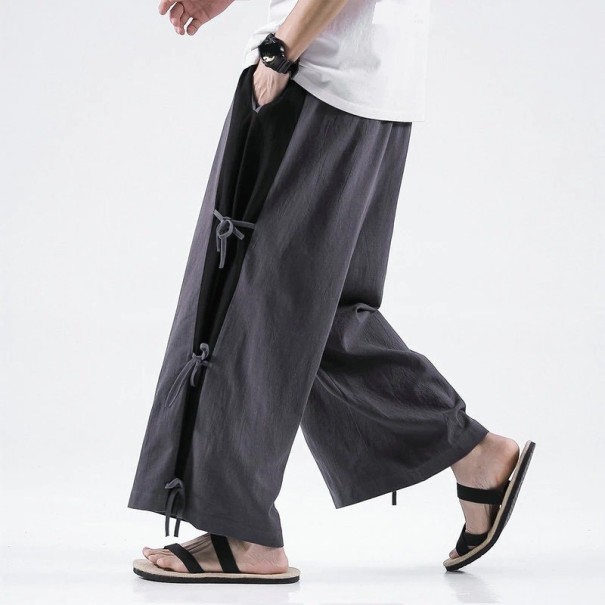 Pantalones de hombre A3117 gris M