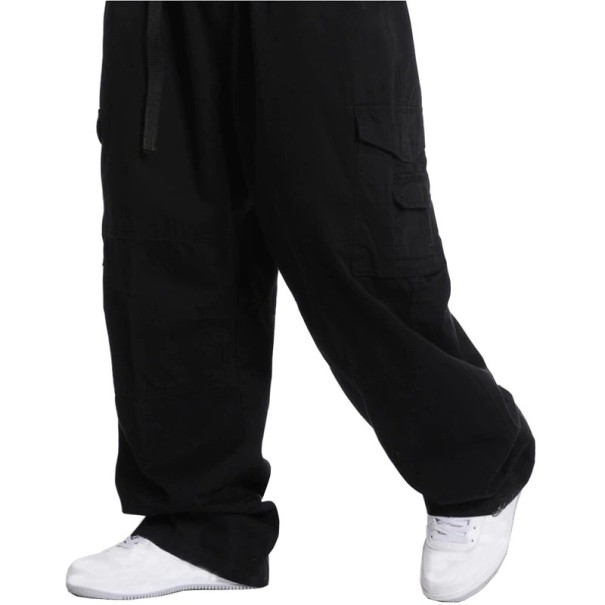 Pantalones de hombre A3137 negro 4XL