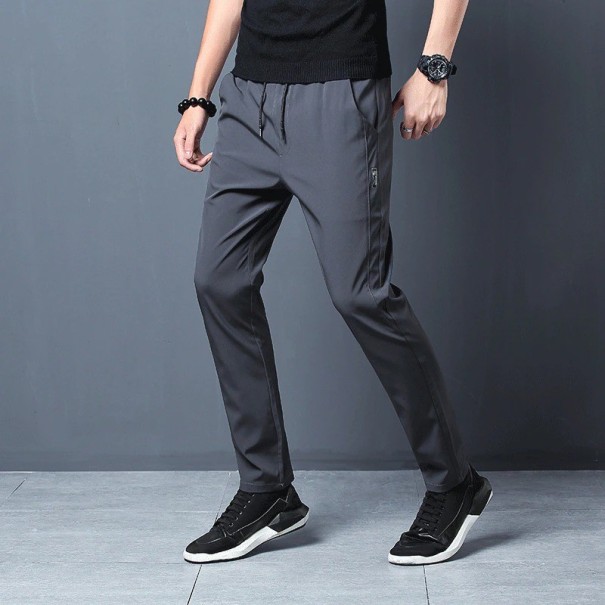 Pantalones de hombre F1331 gris L 1