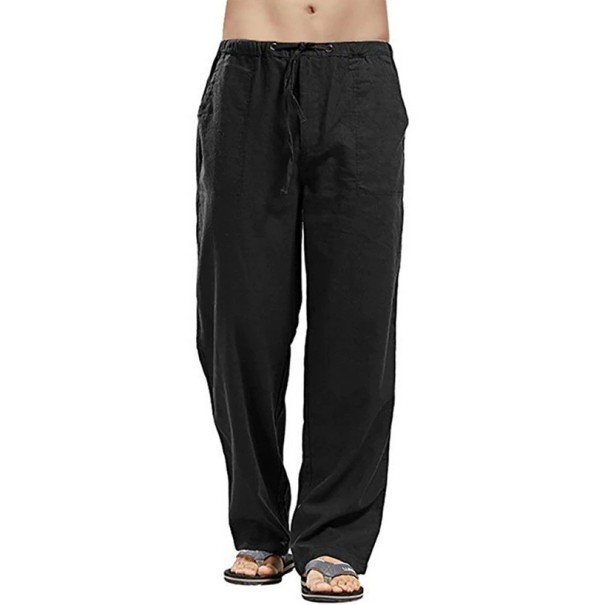 Pantalones de hombre F1332 negro S
