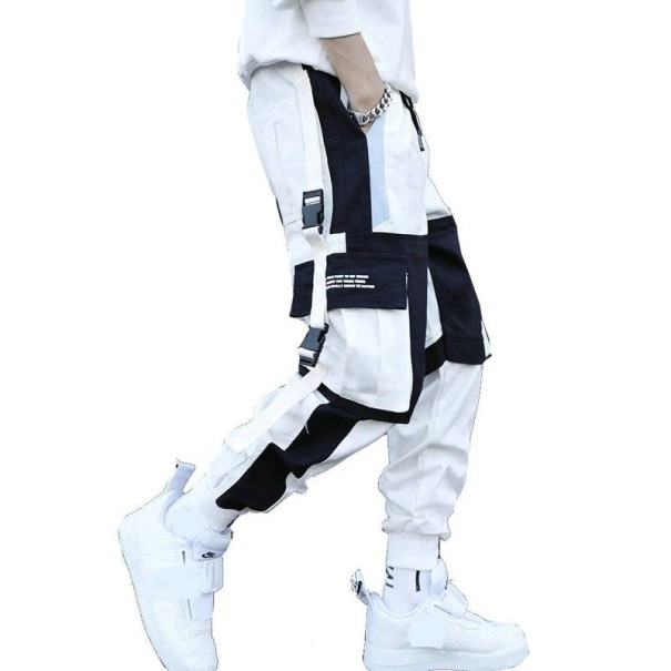 Pantalones de hombre F1336 blanco S