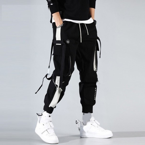 Pantalones de hombre F1356 negro M