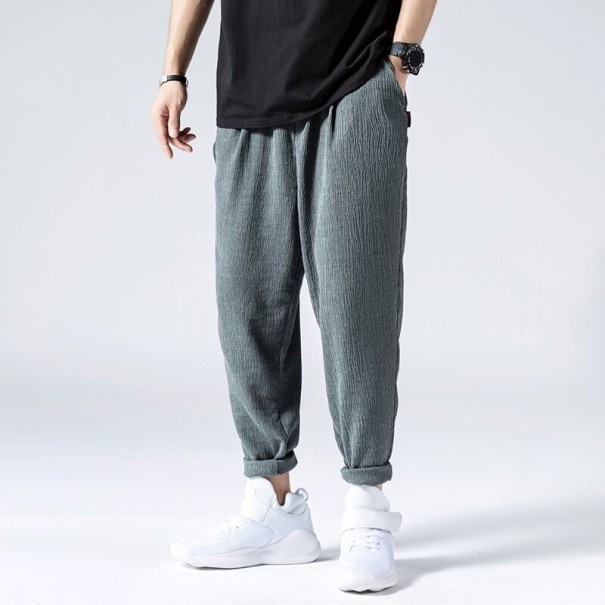 Pantalones de hombre F1366 verde oscuro L