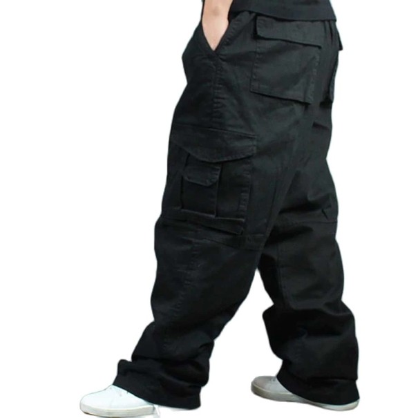 Pantalones de hombre F1416 negro S