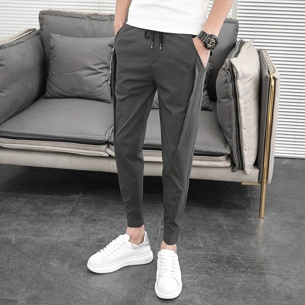 Pantalones de hombre F1420 gris oscuro 28