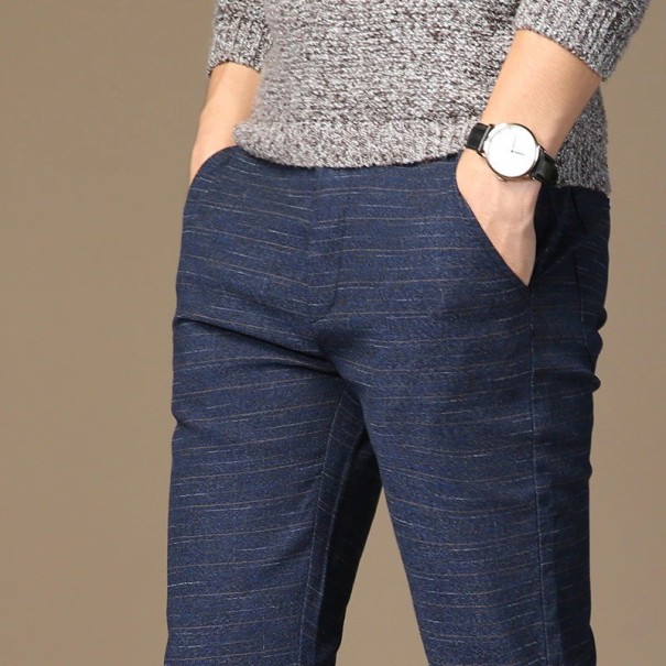 Pantalones de hombre F1460 azul oscuro 38