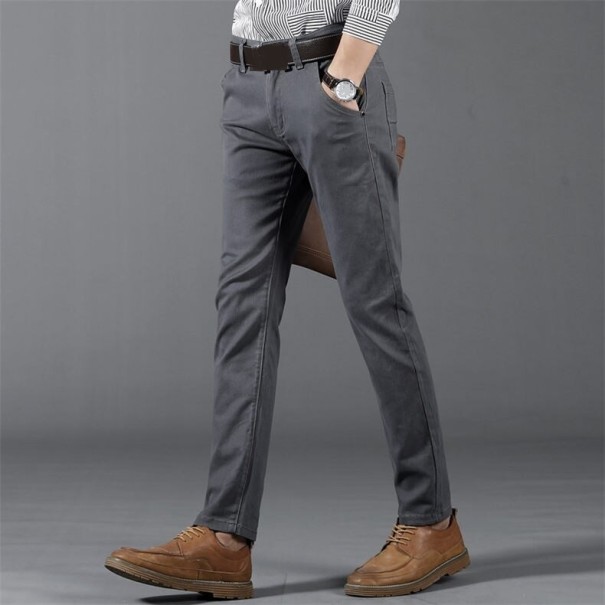 Pantalones de hombre F1494 gris oscuro 33