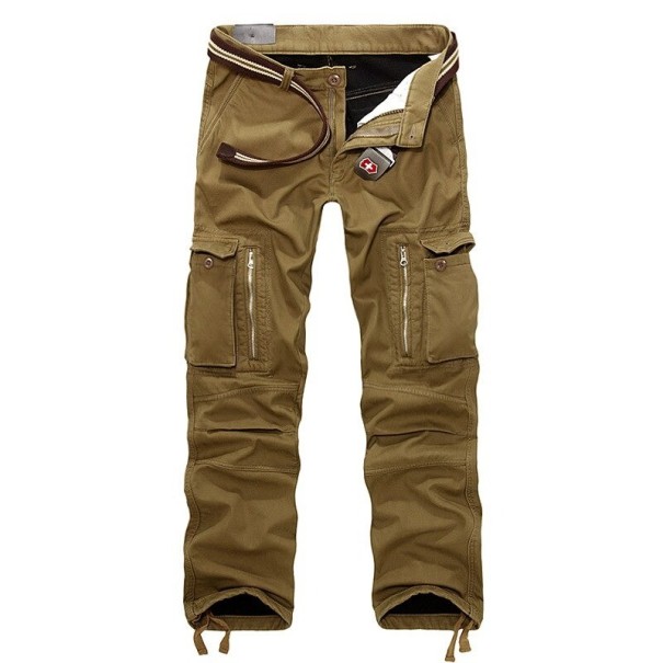 Pantalones de hombre F1499 marrón claro 28