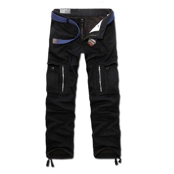 Pantalones de hombre F1499 negro 38