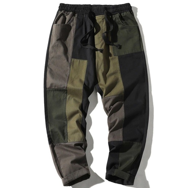 Pantalones de hombre F1526 azul oscuro L