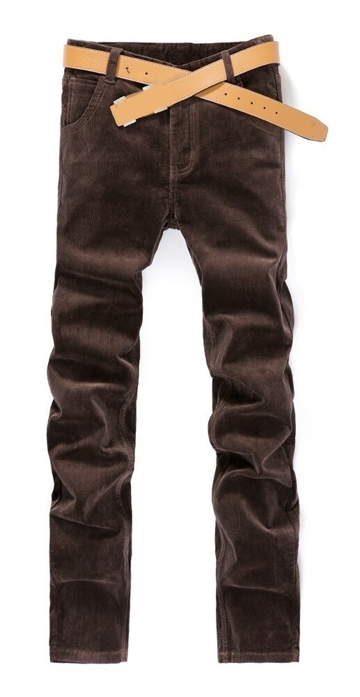 Pantalones de hombre F1627 marrón 34