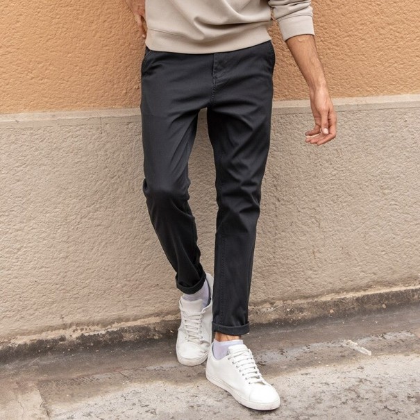 Pantalones de hombre F1669 gris oscuro 29