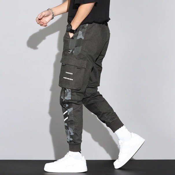 Pantalones de hombre F1671 verde militar XS