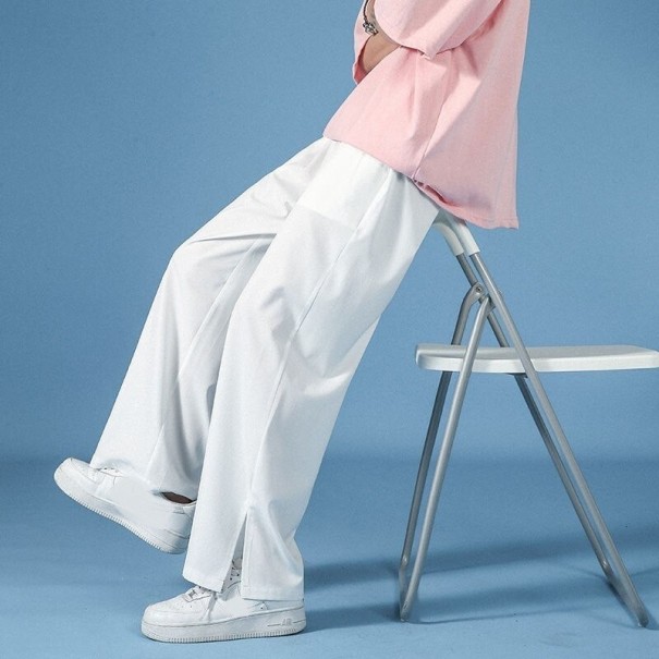 Pantalones de hombre F1694 blanco XS