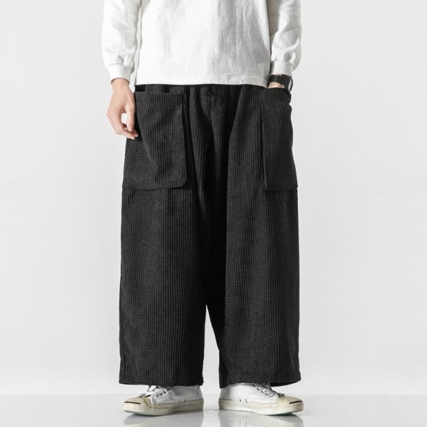 Pantalones de hombre F1703 negro XS