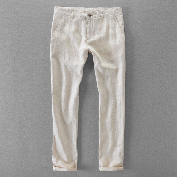 Pantalones de hombre F1733 beige 34