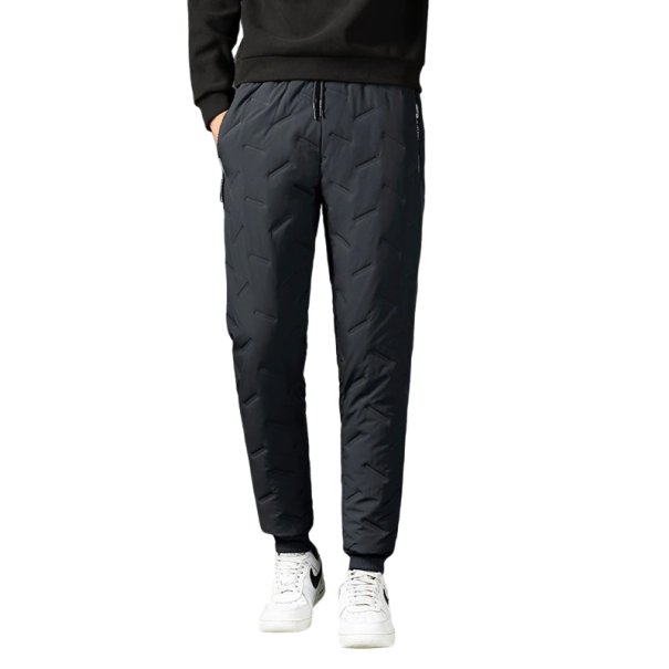 Pantalones de invierno para hombre gris M