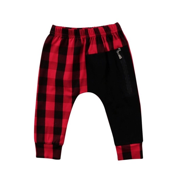 Pantalones de niño L2214 rojo 3
