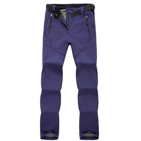 Pantalones de polar para mujer morado XL