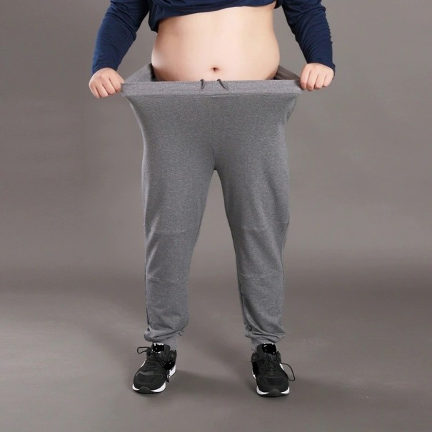 Pantalones deportivos para hombre F1473 gris oscuro XL