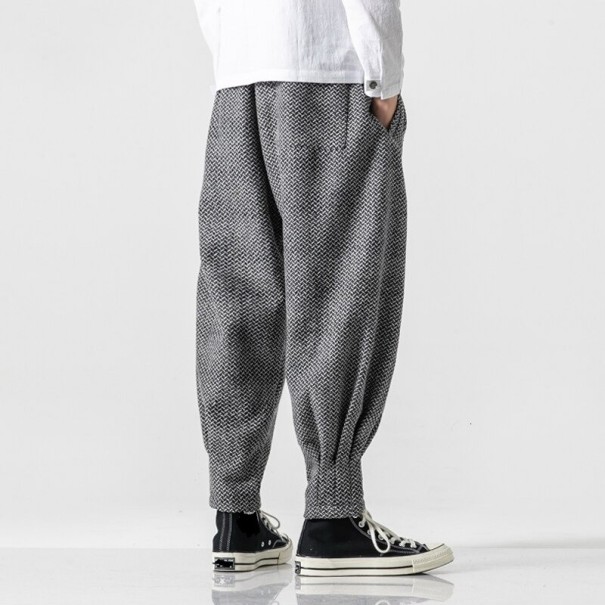 Pantalones deportivos para hombre F1588 gris XS