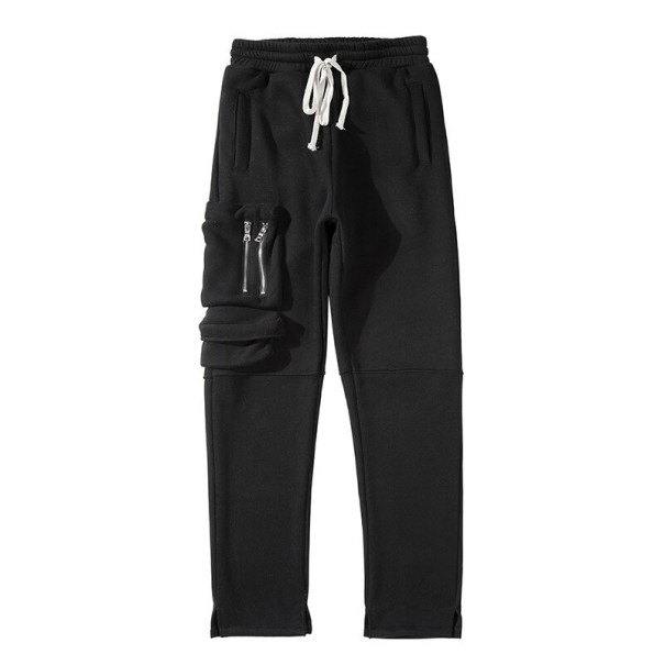 Pantalones deportivos para hombre F1682 negro M 2