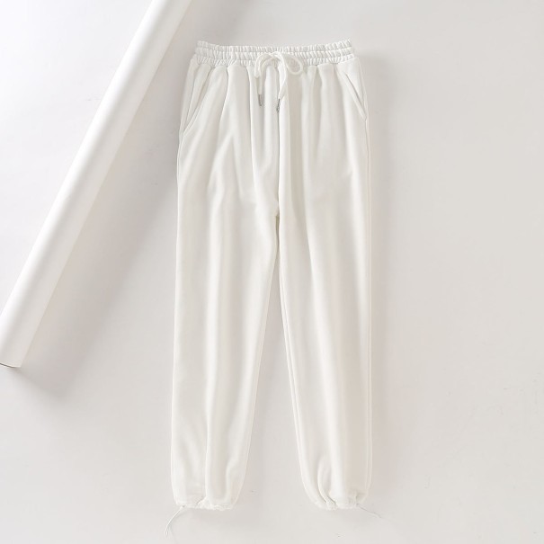 Pantalones deportivos para mujer blanco XS