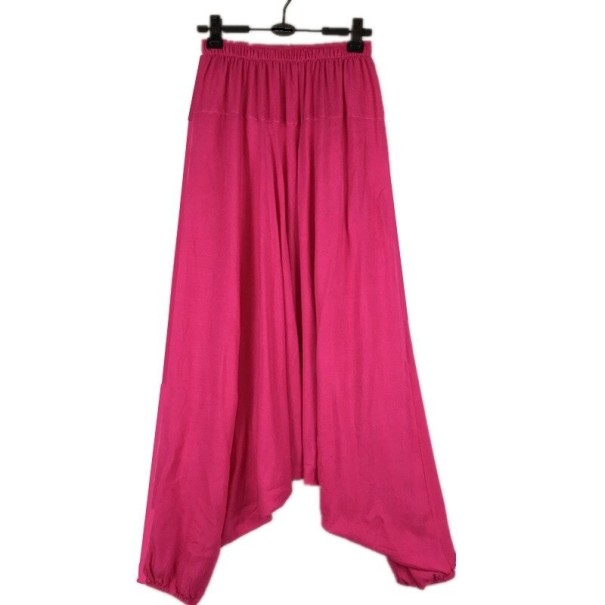 Pantalones harén para hombre F1563 rosa oscuro XS