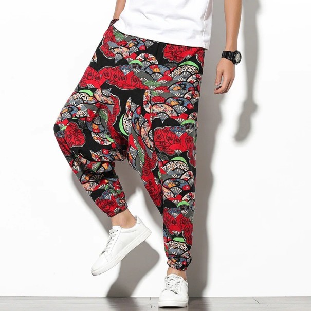 Pantalones harén para hombre S 12