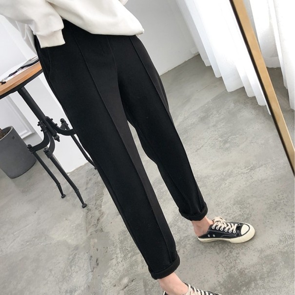 Pantalones sueltos de mujer negro XS