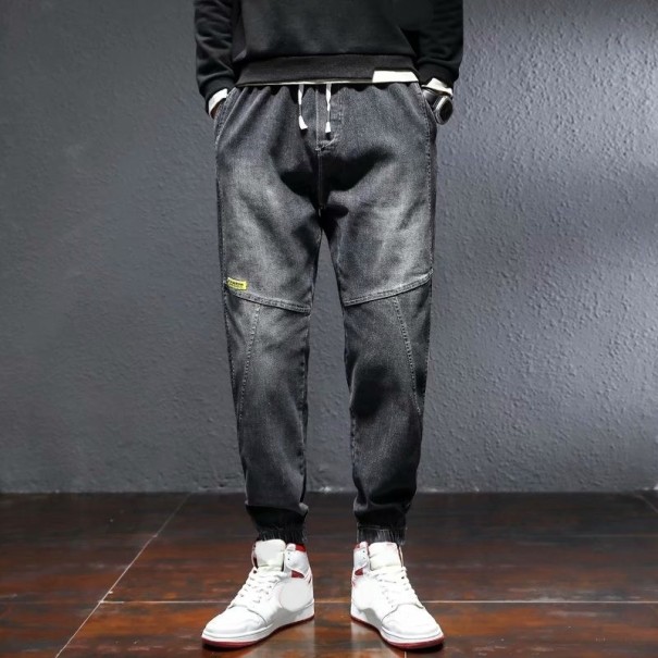 Pantalones vaqueros de hombre F1352 gris oscuro S 1