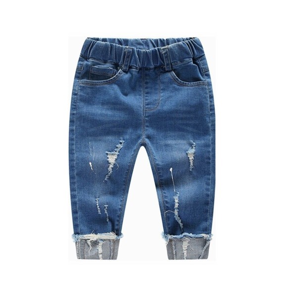 Pantalones vaqueros para niños L2118 azul 2-3 años