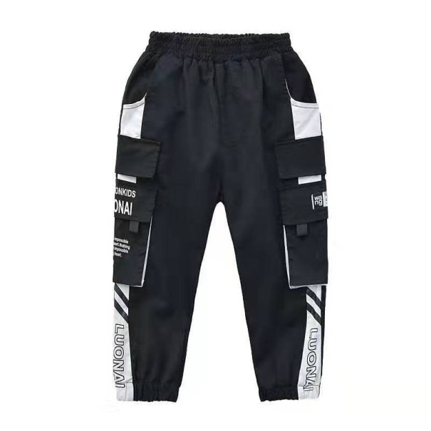 Pantaloni băieți L2231 alb 10