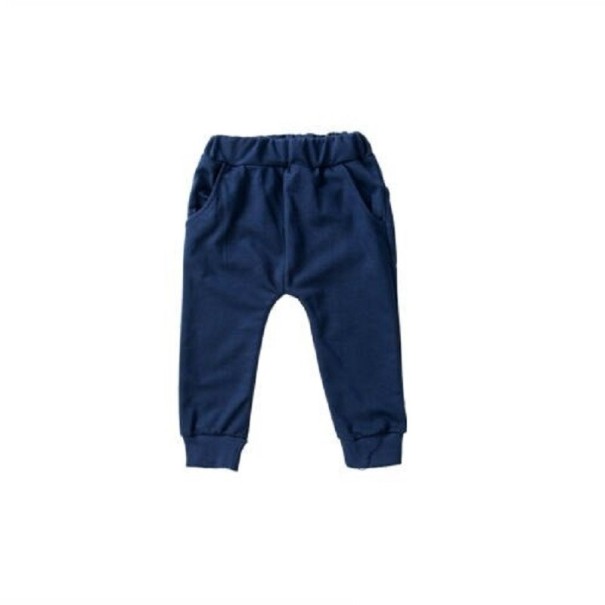 Pantaloni băieți L2251 albastru inchis 3