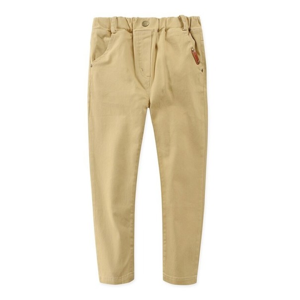 Pantaloni băieți L2267 kaki 4