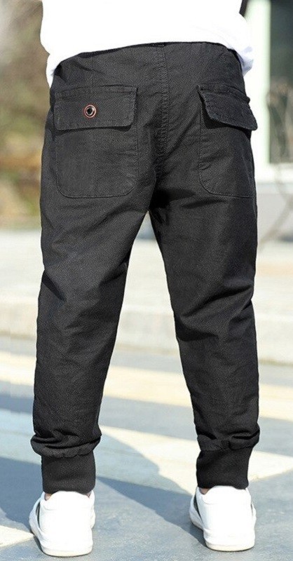 Pantaloni băieți L2280 negru 4