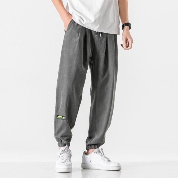 Pantaloni barbatesti F1616 gri inchis XS