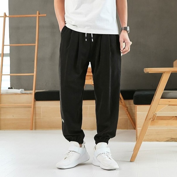 Pantaloni barbatesti F1701 negru XS