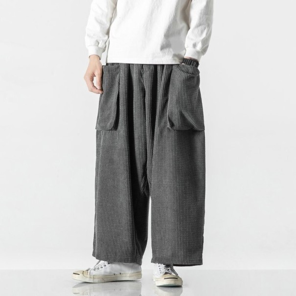 Pantaloni barbatesti F1703 gri S