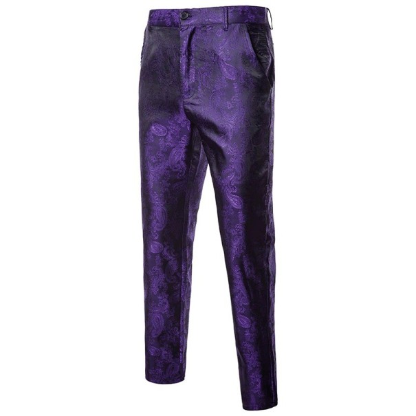 Pantaloni barbatesti F1749 violet S