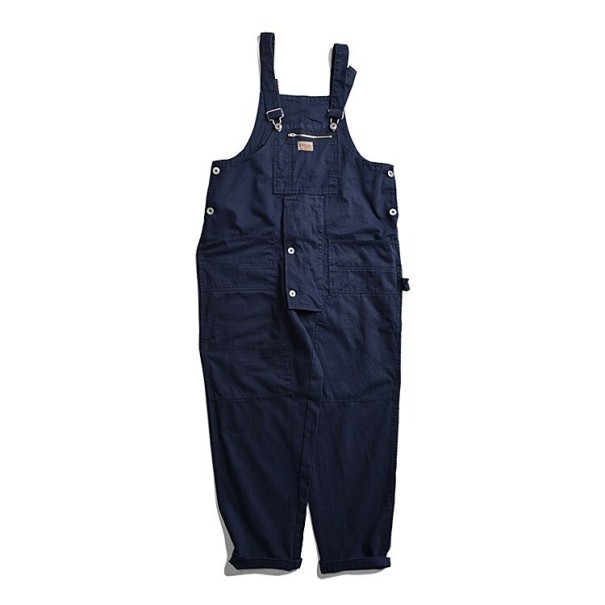 Pantaloni bărbați A3106 albastru inchis XL