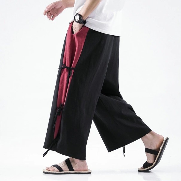 Pantaloni bărbați A3117 negru XL