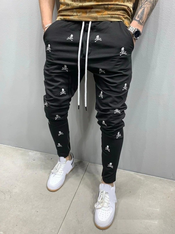 Pantaloni bărbați A3127 negru XS