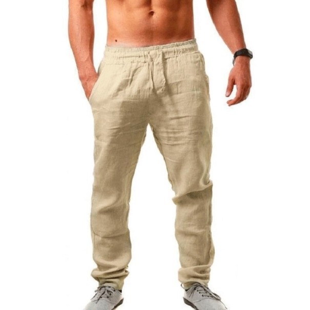 Pantaloni barbati F1328 kaki M
