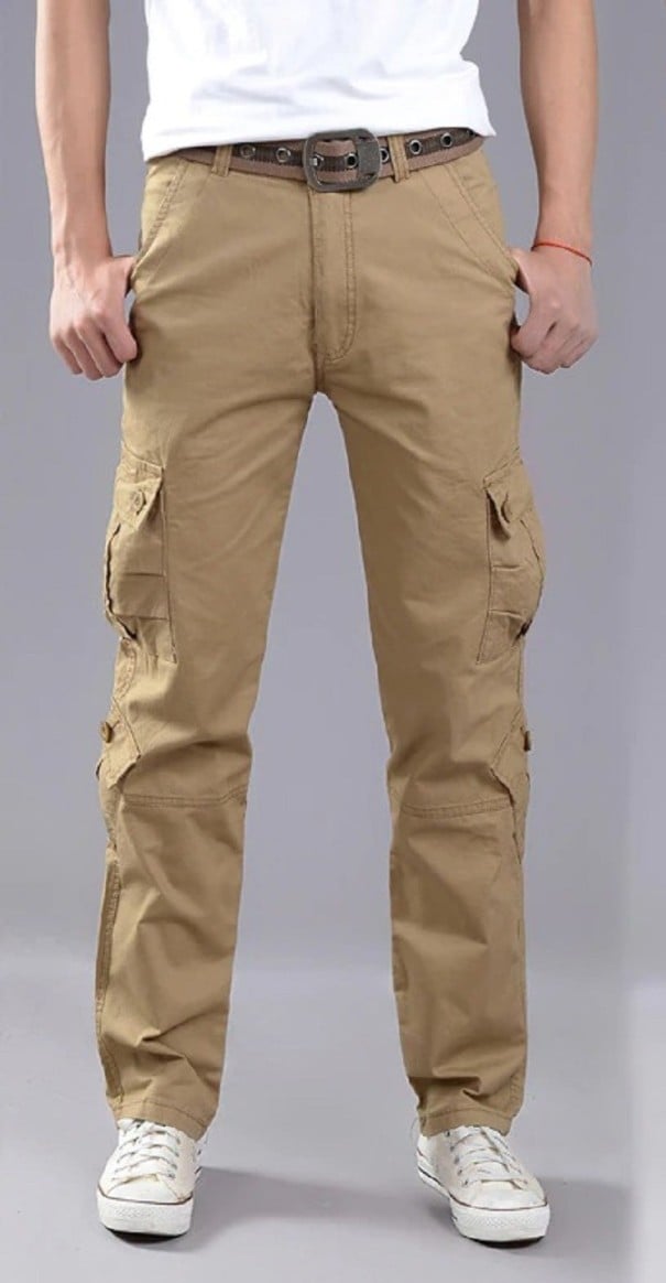 Pantaloni bărbați F1394 kaki 32 2