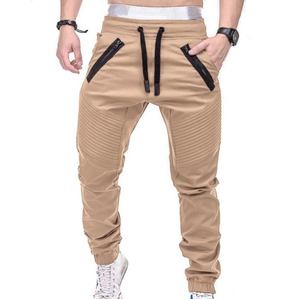 Pantaloni bărbați F1402 bej XL